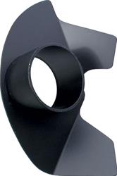 Universal Center 3-Single Hole Brake Duct Mount – Air Inlet / Headlight Mount, Black