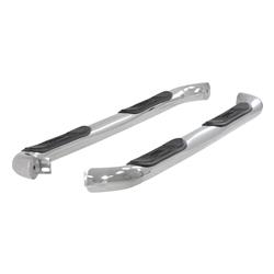 Aries Automotive 3 in. Round Side Bars for 2007-2012 SANTA FE - 207003-2