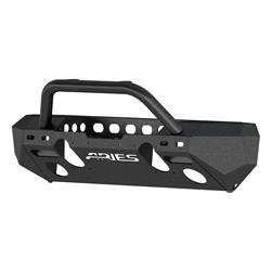 Aries Automotive TrailChaser Front Bumper with Corner and Brush Guards for 2007-2017 WRANGLER, 2018 WRANGLER JK - 2082050