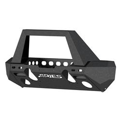 Aries Automotive TrailChaser Front Bumper with Corner and Brush Guards for 2007-2017 WRANGLER, 2018 WRANGLER JK - 2082055
