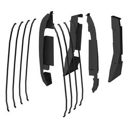 Aries Automotive Door Hinge Covers for 2021-2025 BRONCO - 3500255