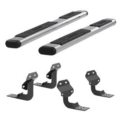 Aries Automotive 6 in. Oval Side Bars 4444042