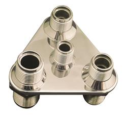 All American Billet Cooling and Heating Firewall Bulkheads 4106