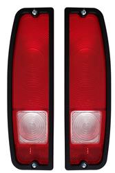 All American Billet Taillight Bezels BTL-6472-FT-B