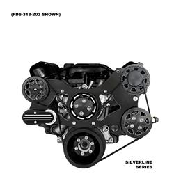 All American Billet Silverline Series Serpentine Kits FDS-318-203-FF