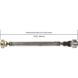 Cardone Remanufactured Driveshafts for 2007-2010 COMMANDER, GRAND CHEROKEE - 65-3007