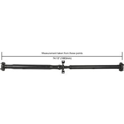 Cardone Remanufactured Driveshafts for 2013 CHALLENGER - 65-3025