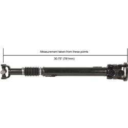 Cardone Remanufactured Driveshafts for 1999-2001 RAM 1500, 1999 RAM 2500 - 65-9101