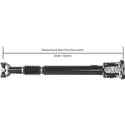 Cardone Remanufactured Driveshafts for 2000-2002 RAM 2500, RAM 3500 - 65-9109