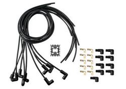 ALLSTAR PERFORMANCE 81360 Black 8 mm, 90 Degree Boots Spark Plug Wire Set,  HEI Style Terminal, Cut-To-Fit, V8, Kit