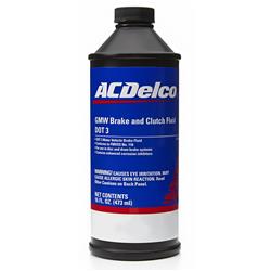 ACDelco DOT 3 GMW Brake And Clutch Fluid 10-4110