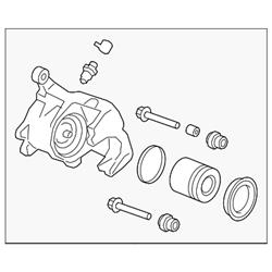 ACDelco GM Genuine Parts Remanufactured Disc Brake Calipers for 2021-2023 SUBURBAN, TAHOE - 13537062