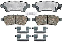 ACDelco Silver Brake Pads for 2005-2012 PATHFINDER, 2006-2007 XTERRA - 19305641