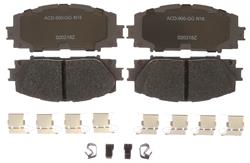 ACDelco Silver Brake Pads for 2013 IQ, 2012-2019 PRIUS C, 2007-2018 YARIS - 19383251