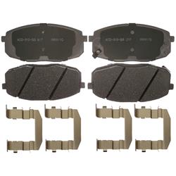 ACDelco Silver Brake Pads for 2010-2013 FORTE KOUP, FORTE, 2009-2012 ELANTRA - 19361174