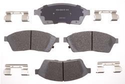 ACDelco Silver Brake Pads for 2011 9-4X, 2010-2016 SRX - 19339878