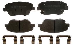 ACDelco Silver Brake Pads for 2011-2016 OPTIMA, 2011-2015 SONATA - 19383266