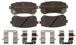 ACDelco Silver Brake Pads for 2016-2020 OPTIMA, 2016-2019 SONATA - 19383542