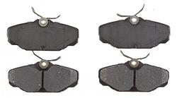 ACDelco Silver Brake Pads for 1993-2002 CONTINENTAL, 1993-2005 SABLE, 1993-2007 TAURUS - 19313792