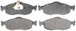 ACDelco Silver Brake Pads for 1995-2000 CONTOUR, MYSTIQUE, 1999-2002 COUGAR - 19255872