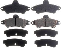 ACDelco Silver Brake Pads for 1995-2000 CONTOUR, MYSTIQUE - 19324109