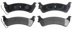 ACDelco Silver Brake Pads for 1994-1998 GRAND CHEROKEE, 1997-1998 WRANGLER - 19286062
