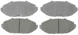 ACDelco Silver Brake Pads for 1998-2002 CROWN VICTORIA, GRAND MARQUIS, TOWN CAR - 19286083