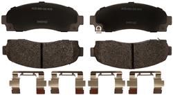 ACDelco Silver Brake Pads for 2005-2006 EQUINOX, 2006 TORRENT, 2002-2007 VUE - 19383310
