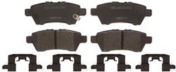 ACDelco Gold Ceramic Brake Pads for 2005-2012 PATHFINDER, 2006-2007 XTERRA - 19386922