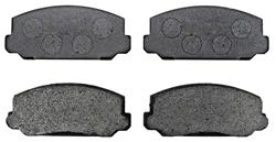 ACDelco Gold Organic Brake Pads for 1976-1981 ACCORD, 1980-1982 CIVIC, 1975-1978 COROLLA - 18028700