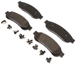 ACDelco Gold Semi-Metallic Brake Pads for 2005-2012 F-250 SUPER DUTY, F-350 SUPER DUTY, 2010-2012 F-450 SUPER DUTY - 19423393