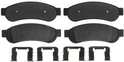 ACDelco Gold Semi-Metallic Brake Pads for 2005-2012 F-250 SUPER DUTY, F-350 SUPER DUTY, 2010-2012 F-450 SUPER DUTY - 19389626