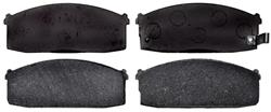 ACDelco Gold Organic Brake Pads for 1984-1988 200SX, 1984-1985 SENTRA, 1983-1986 STANZA - 18028850