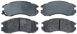 ACDelco Gold Ceramic Brake Pads for 1993-1996 IMPREZA, 1990-1996 LEGACY - 89034086