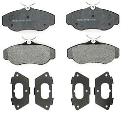 ACDelco Gold Semi-Metallic Brake Pads for 1999-2004 DISCOVERY, 1995-2002 RANGE ROVER - 18039971