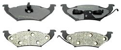 ACDelco Gold Semi-Metallic Brake Pads for 2000 VOYAGER, GRAND VOYAGER, 1997 GRAND CARAVAN - 18039351