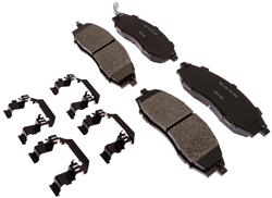 ACDelco Gold Semi-Metallic Brake Pads for 2003-2004 FRONTIER, 2000-2004 XTERRA - 19389699