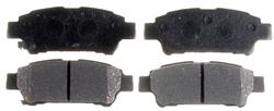ACDelco Gold Ceramic Brake Pads for 2004-2010 SIENNA - 19241706