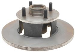 ACDelco Silver Non-Coated Brake Rotors for 1976-1977 CHEVETTE - 19312770
