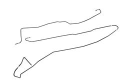 ACDelco Brake Lines, Direct Fit 19419061
