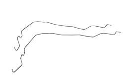ACDelco Brake Lines, Direct Fit 19419074