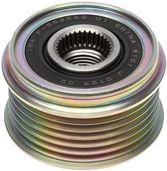 ACDelco Gold Alternator Decoupler Pulleys for 2008-2017 LANCER, 2008-2020 OUTLANDER, 2011-2022 OUTLANDER SPORT - 19310317
