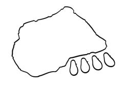 ACDelco - Valve Cover Gaskets for 2007-2012 CANYON, COLORADO, 2007-2008 I-290 - 89018221