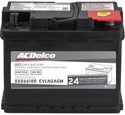 660  CCA ACDelco Gold Automotive AGM Battery 88866188 BCI Group 47