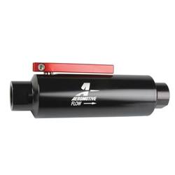 Aeromotive Shutoff Valve 100 Microns Fuel Filter with -10 AN Inlet Size 12331
