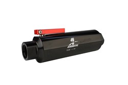 Aeromotive Shutoff Valve 100 Microns Fuel Filter with -12 AN Inlet Size 12332