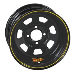 Aero 30 Series Black Powdercoat Roll-Formed Race Wheels