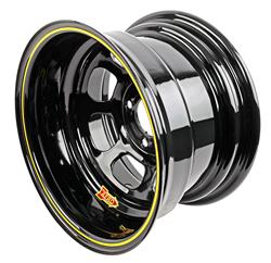 Aero 30 Series Black Powdercoat Roll-Formed Race Wheels 13x8