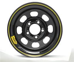 Aero Race Wheels 50-174520 - Aero 50 Series Black Powdercoat Roll-Formed Race Wheels