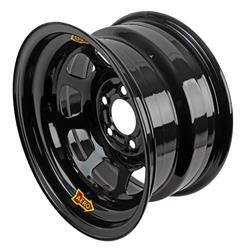 Aero 50 Series Black Powdercoat Roll-Formed Race Wheels 15x8